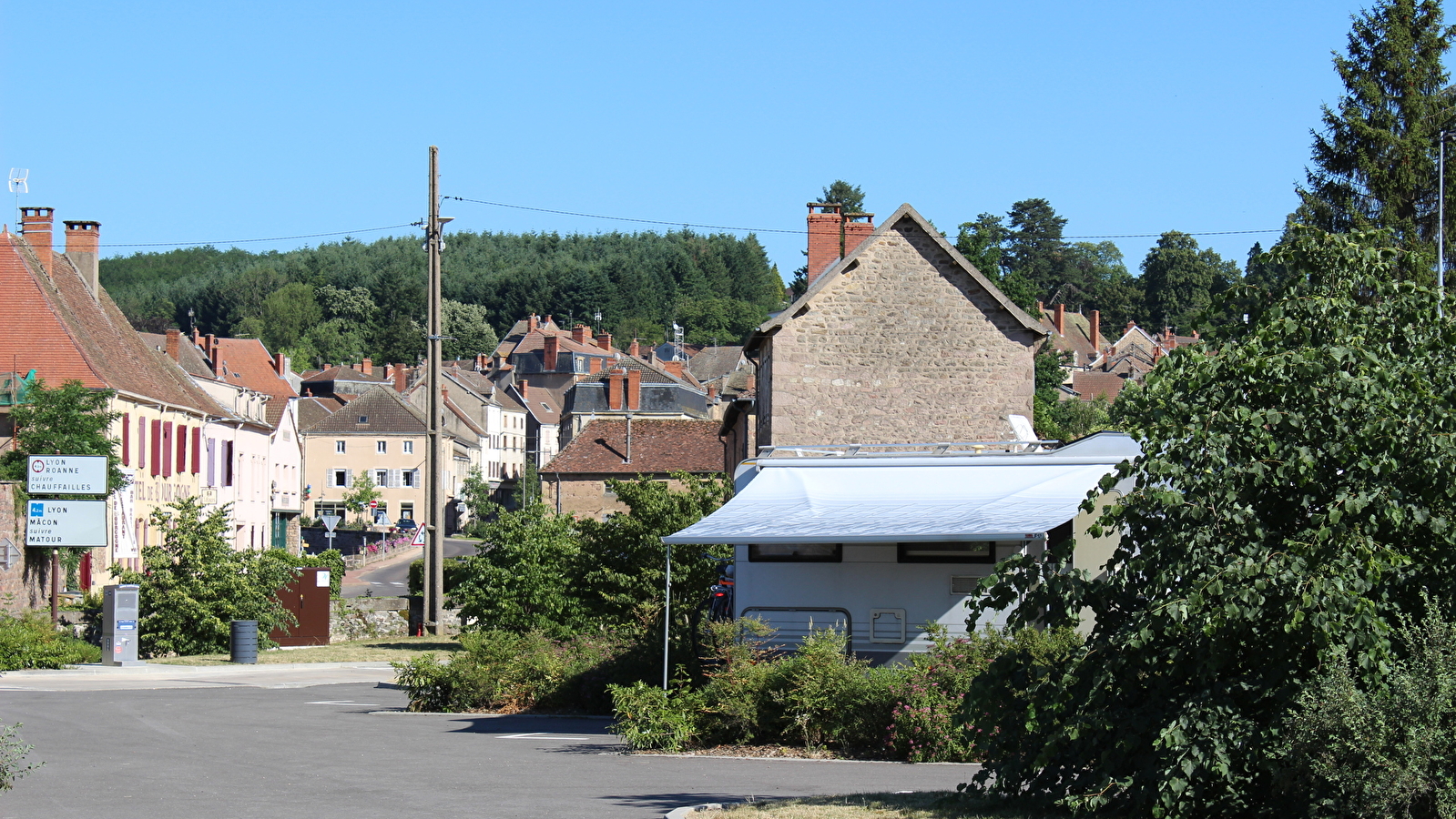 Aire de service pour camping-cars