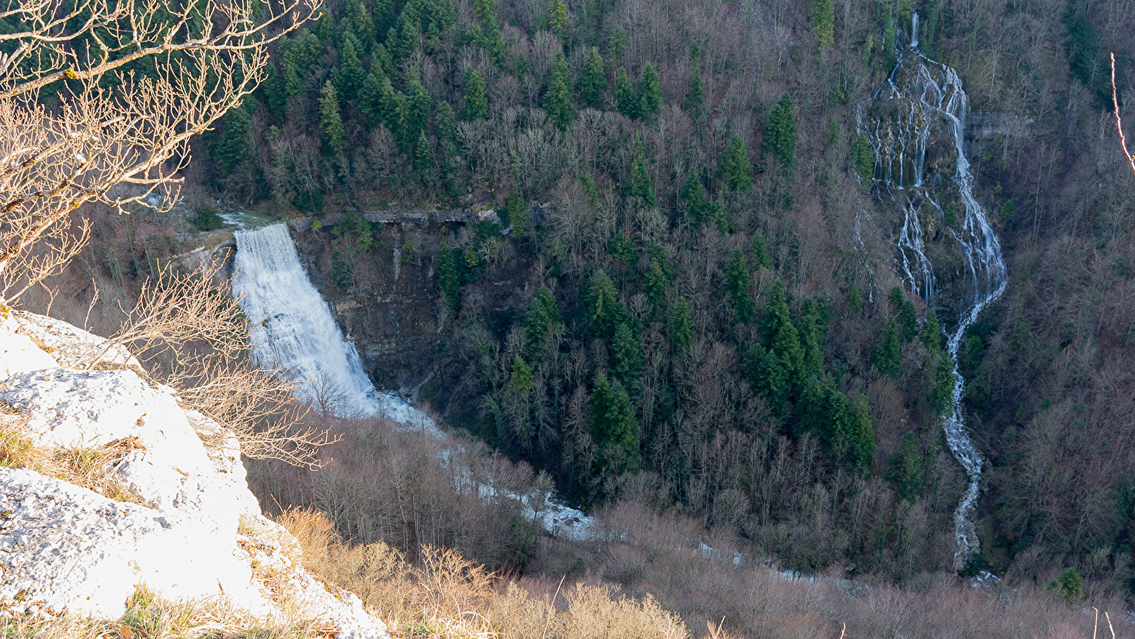 Rando pédestre - les Cascades du Hérisson & le lac d'Ilay