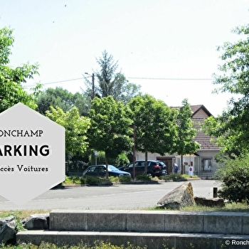 Parking de la salle des Fêtes - RONCHAMP