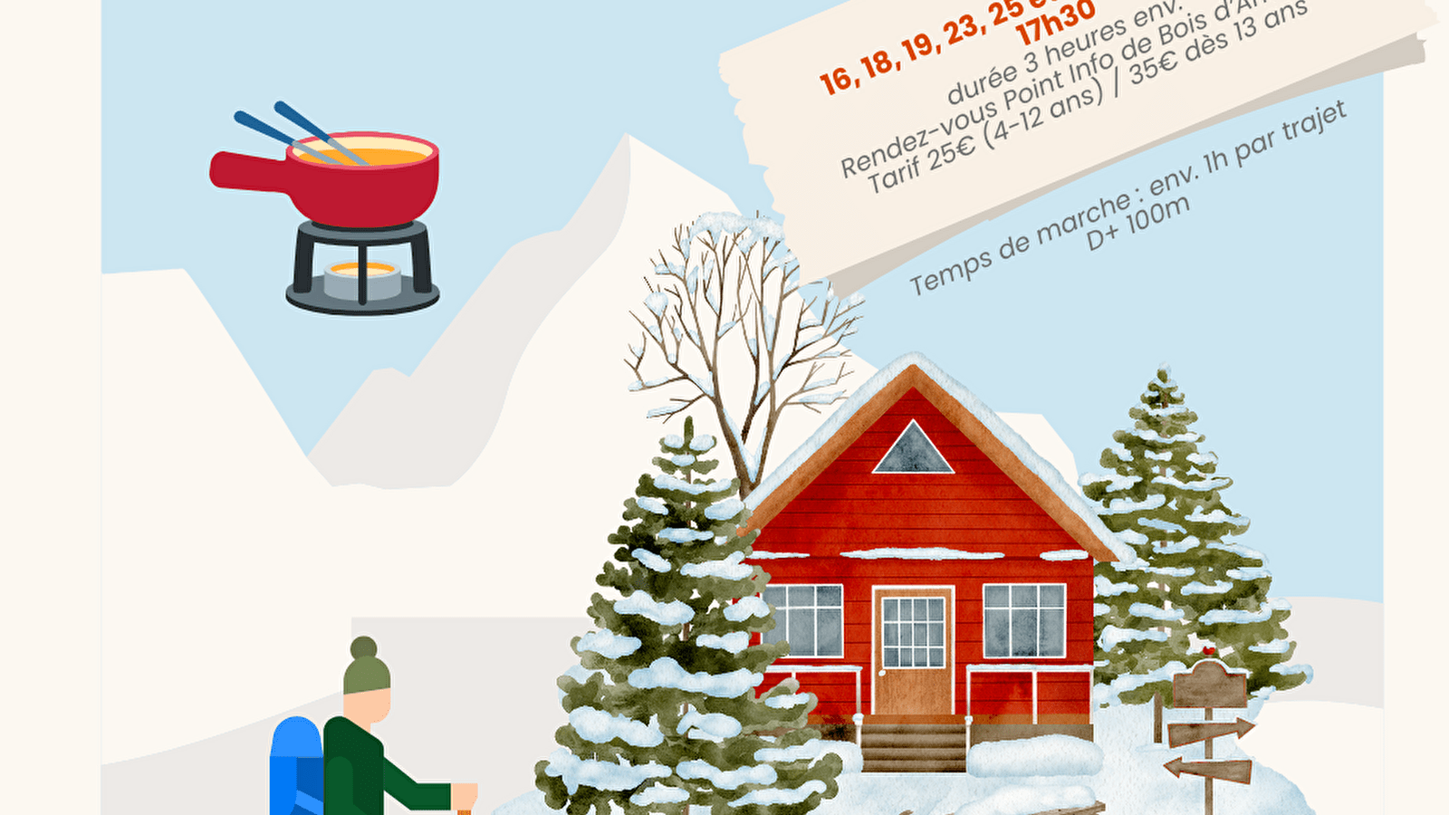 RandoFondue façon trappeur