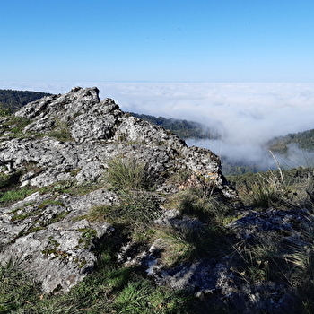 Randonnée - Crête de la Cabatane - Sur les roches - VAL-REVERMONT