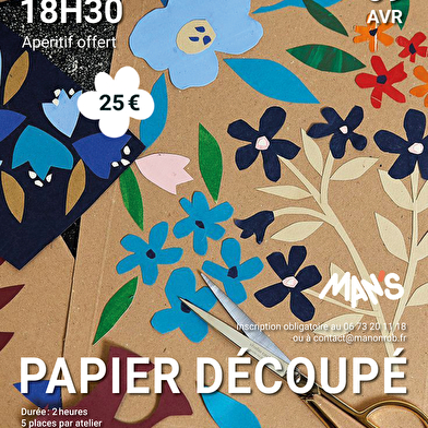 Atelier 'Papier découpé' - bouquet de fleurs