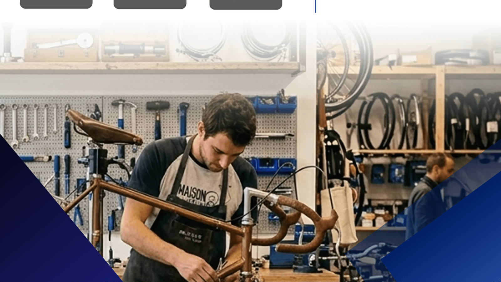 Atelier de réparation de vélos