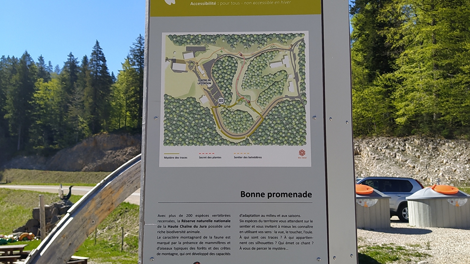 Sentier thématique : mystère des traces