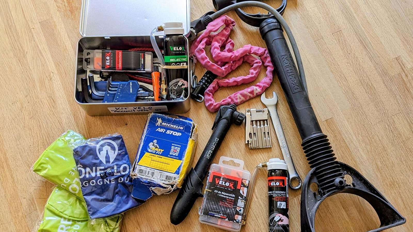 Kit de réparation vélo