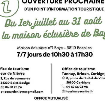 Bureau d'informations touristiques - BAYE -BAZOLLES