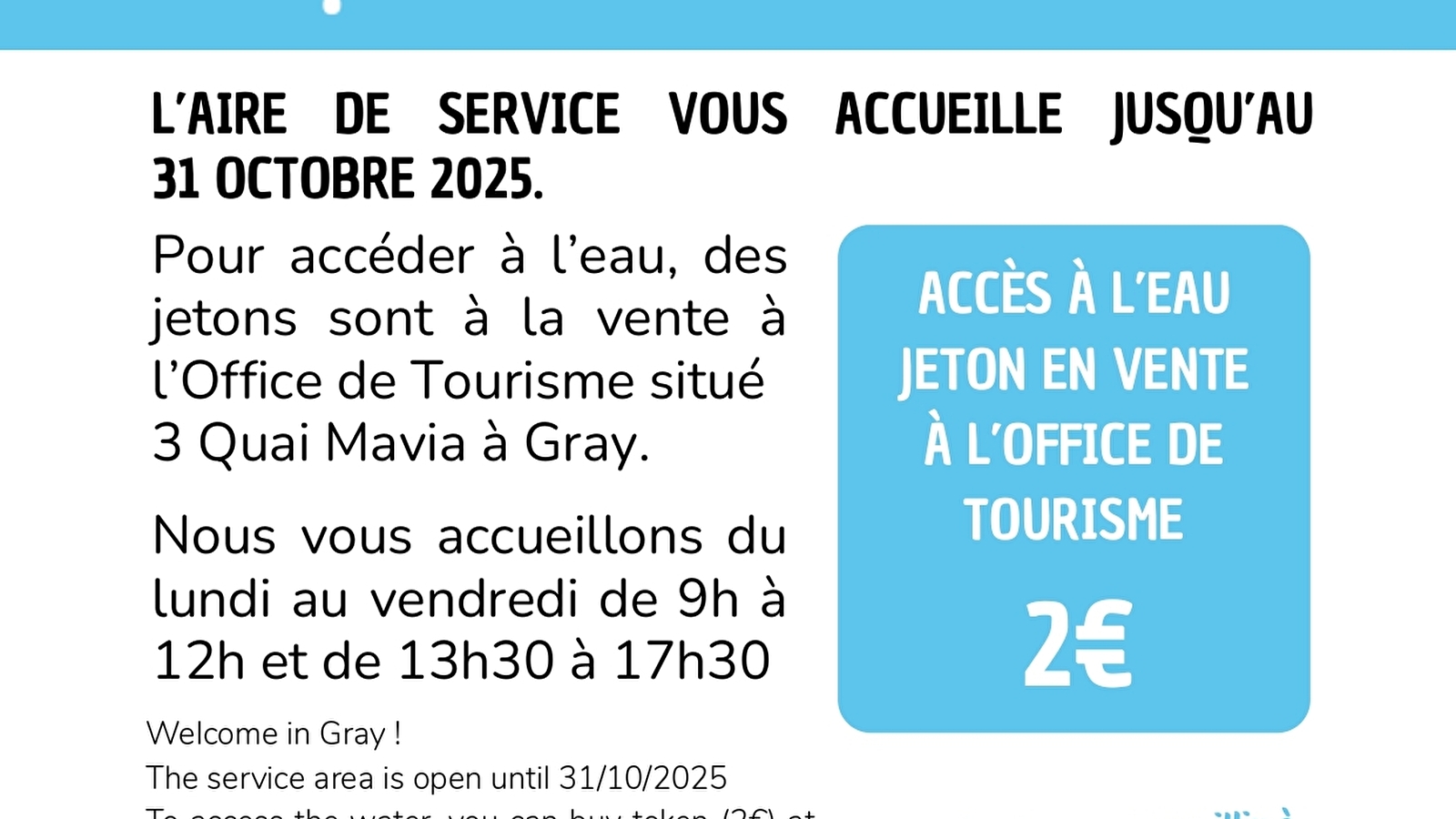 Aire de service camping-car