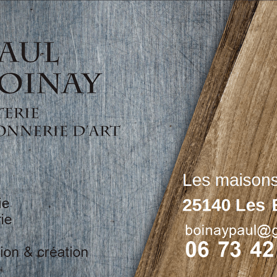 Paul Boinay Ebénisterie Ferronerie d'Art
