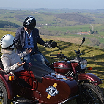 RETRO-TOUR BOURGOGNE - EXCURSIONS EN SIDE CARS ENTRE MORVAN ET CHAROLAIS - UXEAU