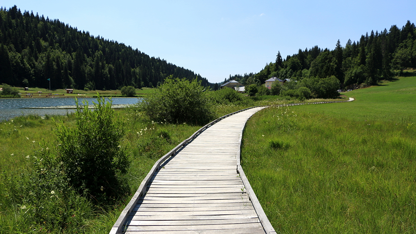 Sentier du Lac de Lamoura