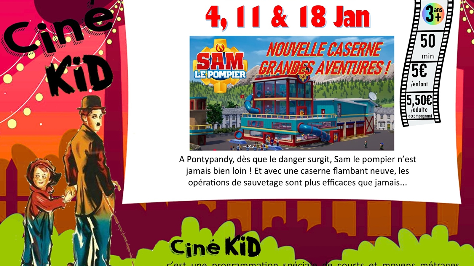 Ciné Kid - Sam le Pompier