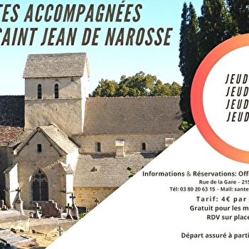 Visites accompagnées de l'Eglise Saint Jean de Narosse - SANTENAY