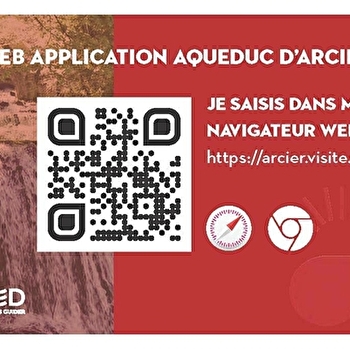 Application web 'l’aqueduc d’Arcier, patrimoine historique' - VAIRE