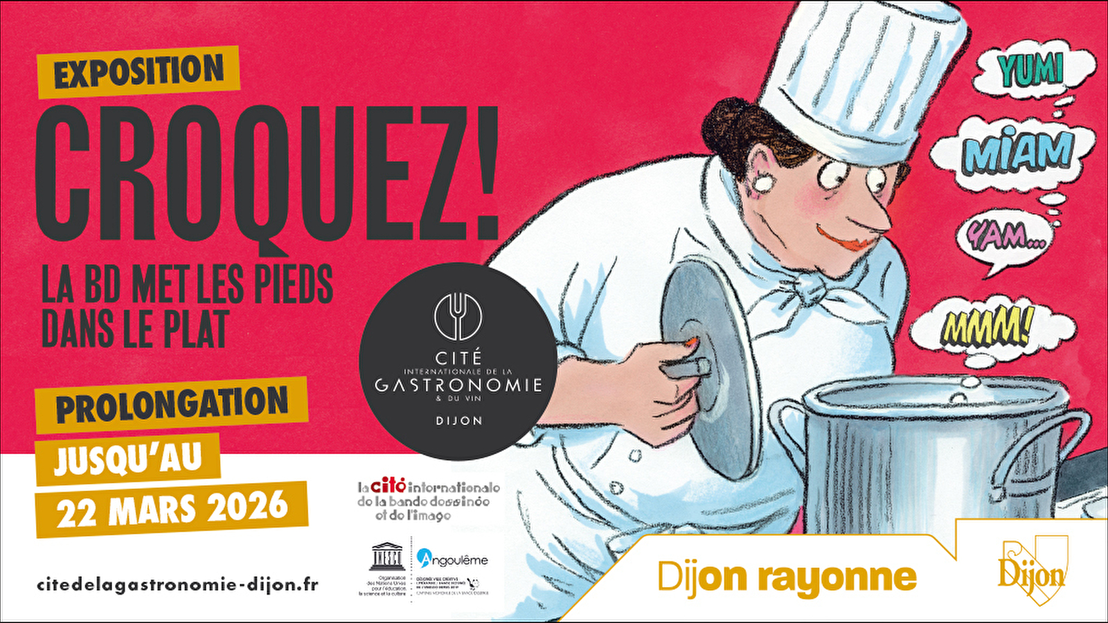 Exposition : Croquez ! La BD met les pieds dans le plat
