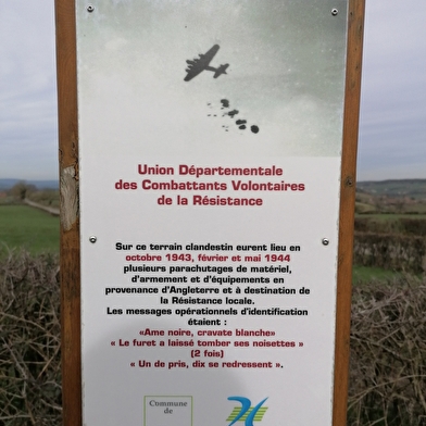 Lieu de parachutage - Seconde Guerre mondiale