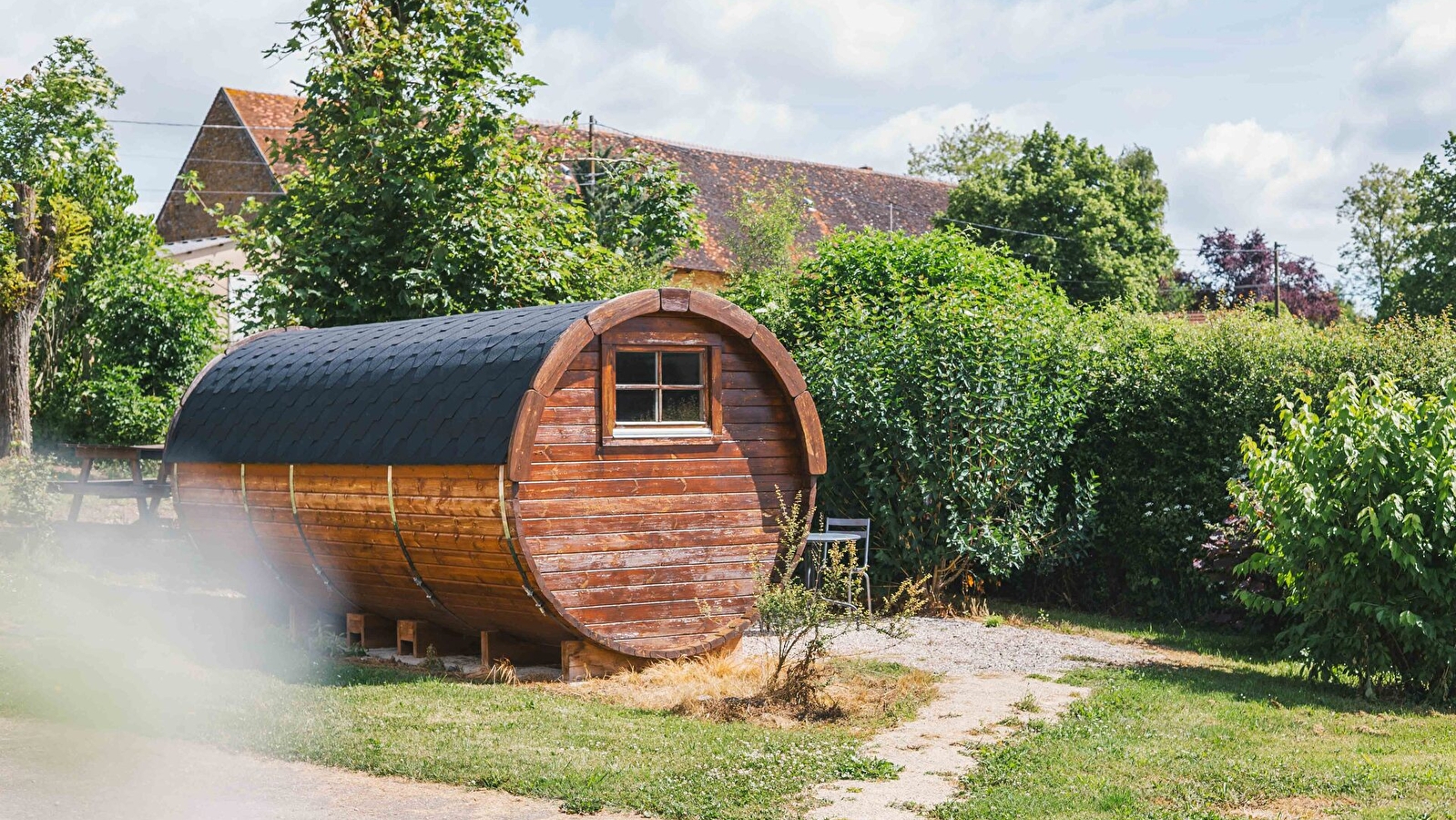 Tonneau en bois insolite