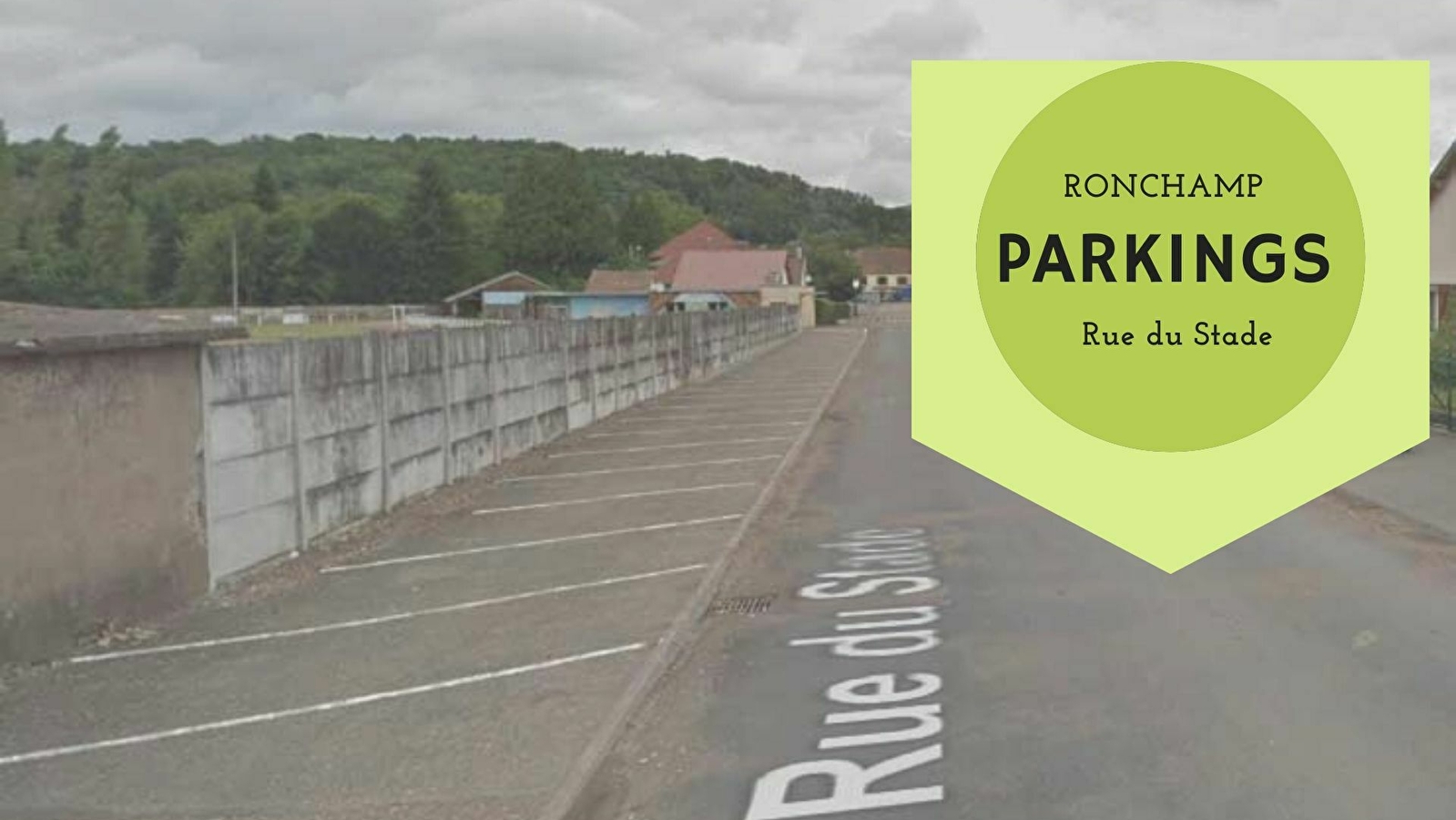 Parkings rue du stade