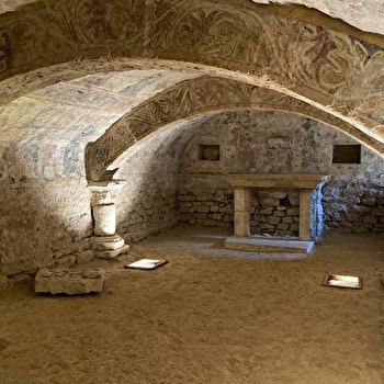 La crypte romane d'Alluy - ALLUY