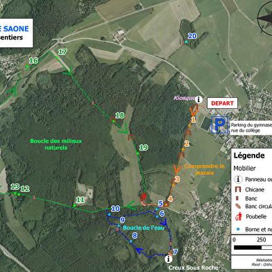 Boucle des milieux naturels du marais de Saône