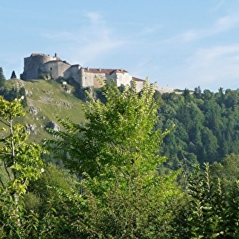 Aire de stationnement - Château de Joux - LA CLUSE-ET-MIJOUX