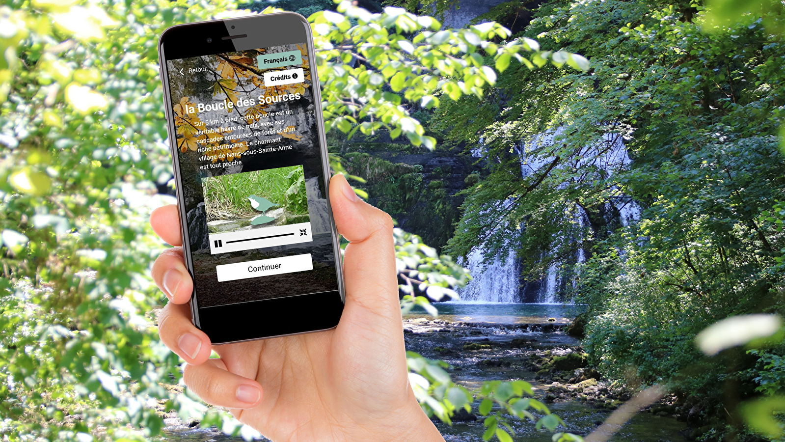 Visite numérique de la boucle des sources