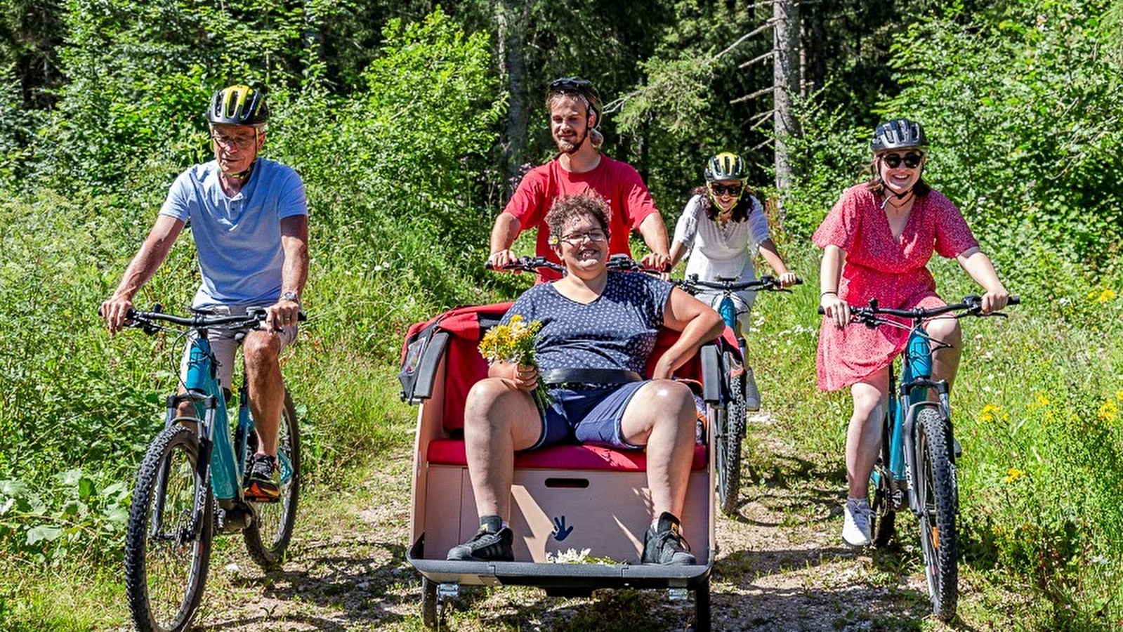 Location de VTT électriques à la Ferme Leonie