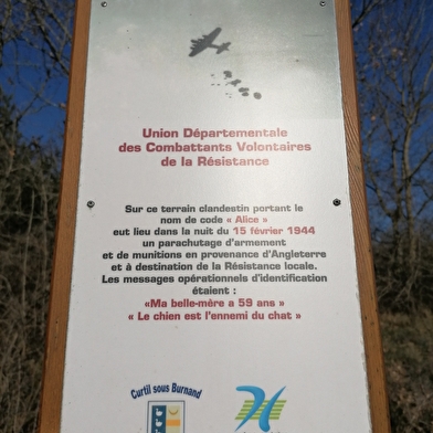 Lieu de parachutage - Seconde Guerre mondiale