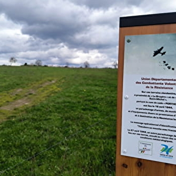 Lieu de parachutage - Seconde Guerre mondiale - BISSEY-SOUS-CRUCHAUD