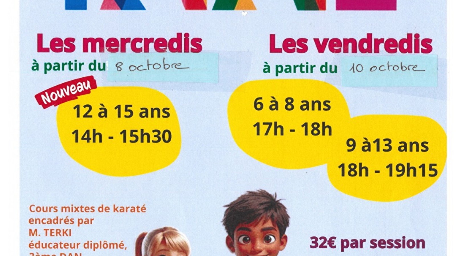 Karaté enfants et adolescents