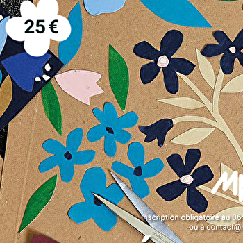 Atelier 'Papier découpé' - bouquet de fleurs - SAINT-LAURENT-EN-GRANDVAUX