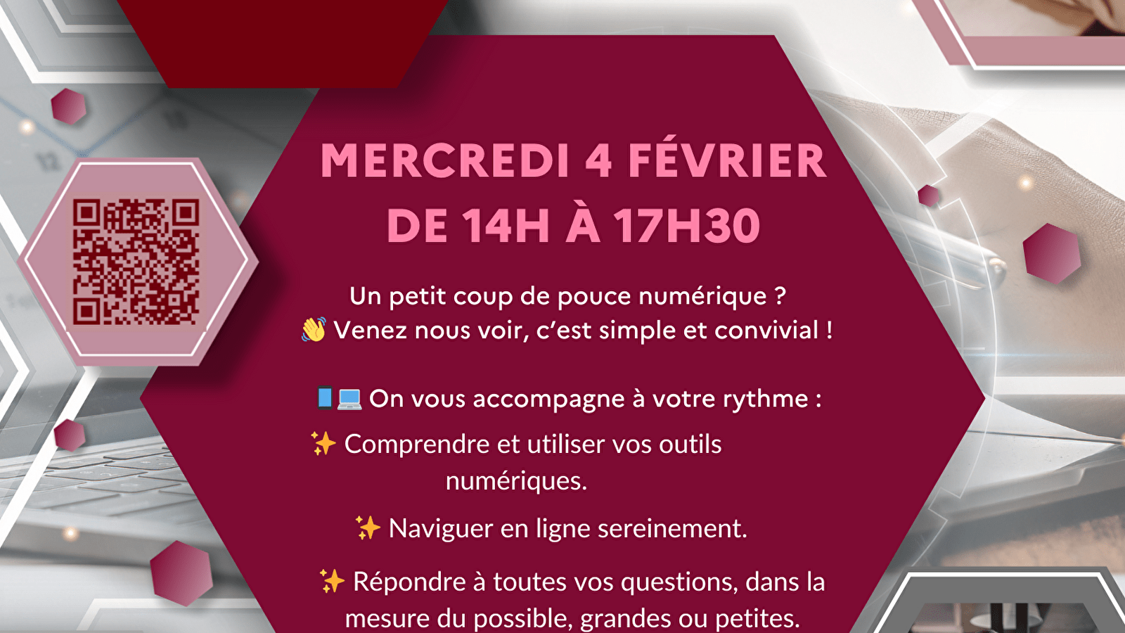 Permanence exceptionnelle conseillère numérique