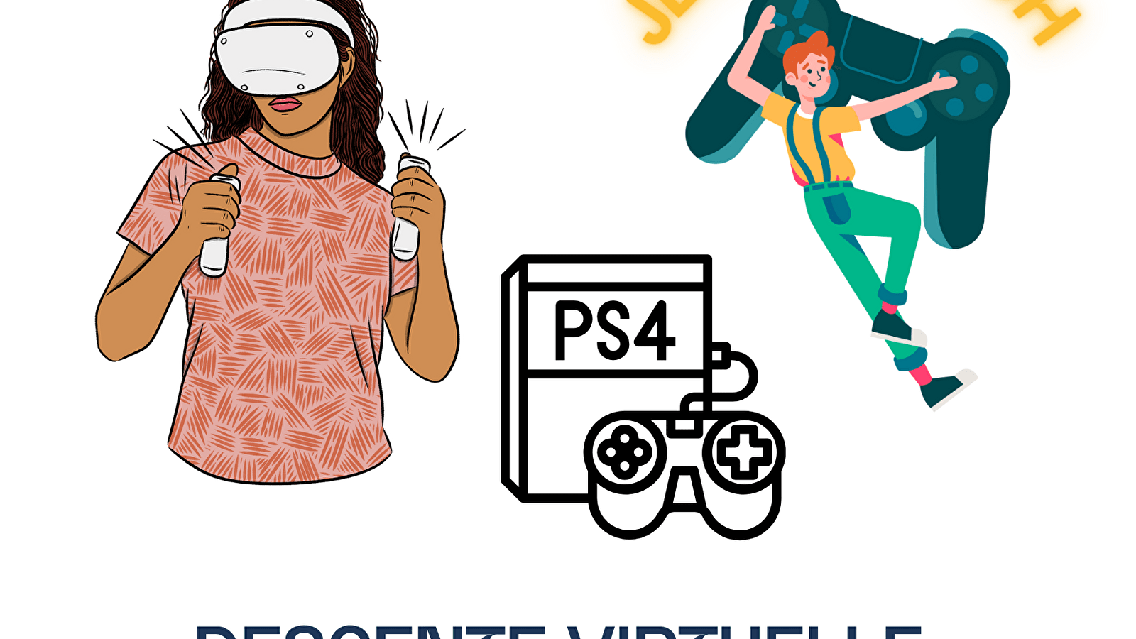 Animation Jeux vidéo : descente virtuelle sous-marine sur PS4