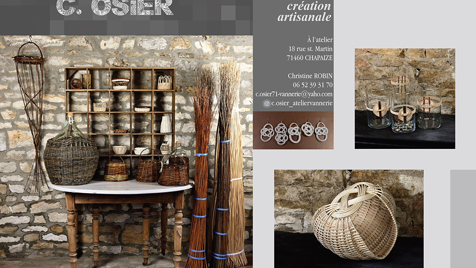 C.OSiER - Atelier Vannerie
