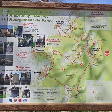 Le circuit des 4 communes depuis Douvres