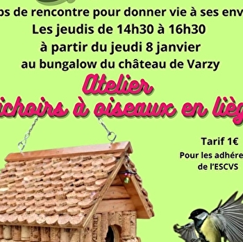 Atelier nichoirs à oiseaux en liège - VARZY