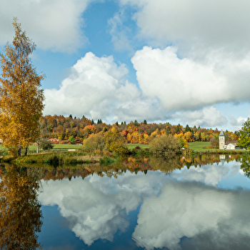 Parcours VTT 59 rouge - Tour de la Grande Montagne - Espace FFC Ain Forestière - LE POIZAT-LALLEYRIAT