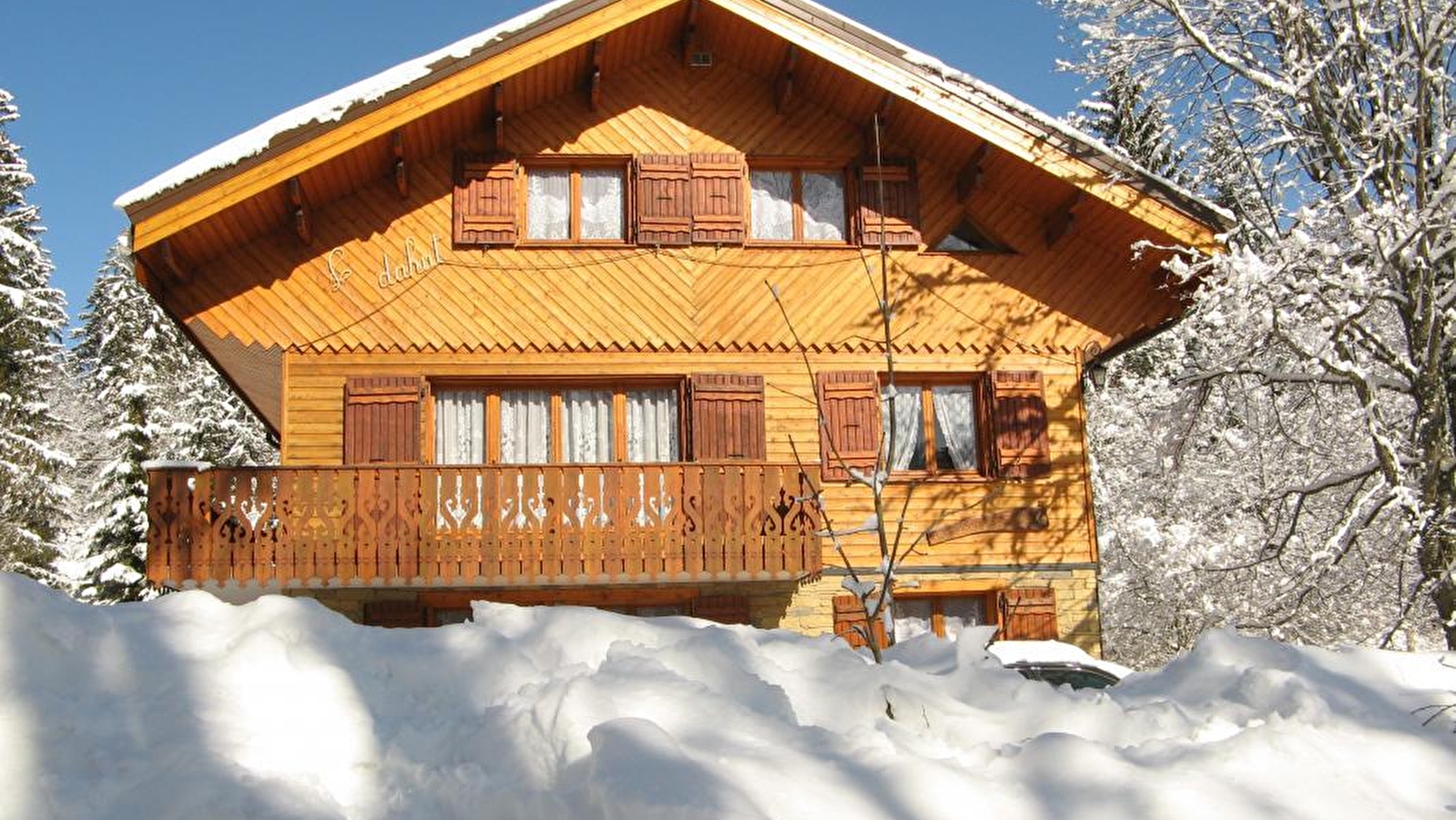 Chalet le Dahut (4 personnes + lit supplémentaire)