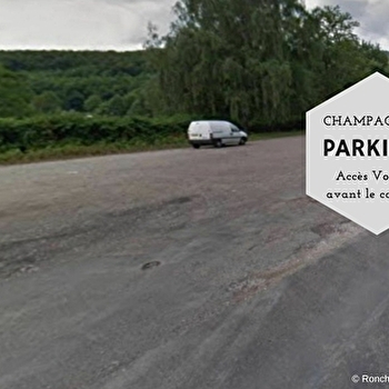 Parking Base de Loisirs Les Ballastières - Entrée du Camping - CHAMPAGNEY