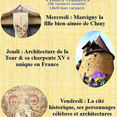 Visite guidée 'Marcigny, la fille bien-aimée de Cluny'