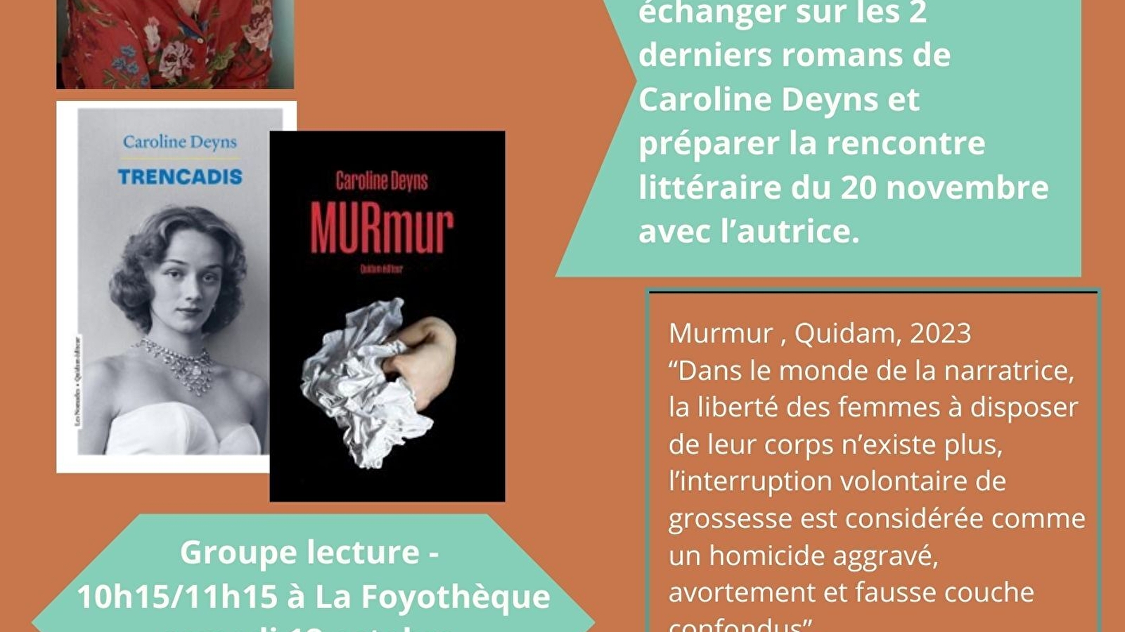 Groupe lecture - Caroline DEYNS