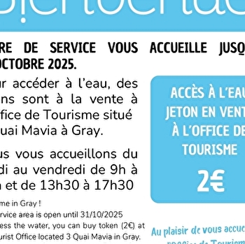 Aire de service camping-car - GRAY