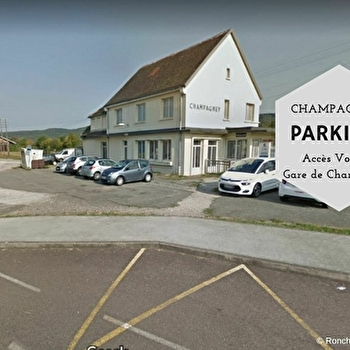 Parking de la gare - CHAMPAGNEY