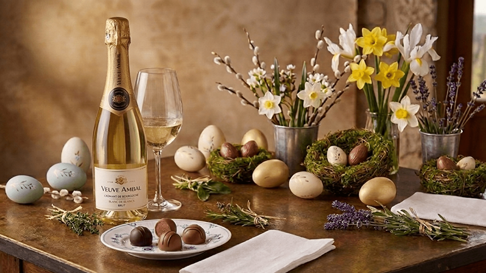 Spécial Pâques : Visite, Dégustation de Crémants de Bourgogne & Chocolat