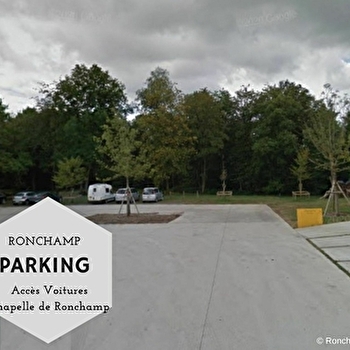 Parking Site de la Chapelle de Ronchamp - RONCHAMP