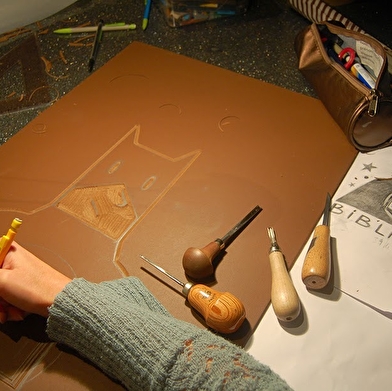 Atelier de typographie Affiche Moilkan