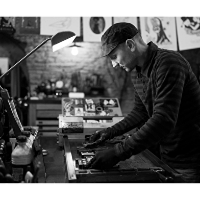 Atelier de typographie Affiche Moilkan