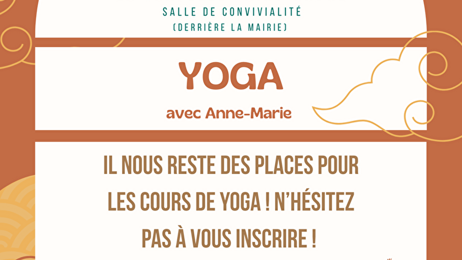 COURS DE YOGA 