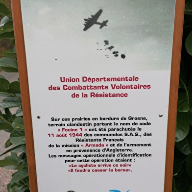 Lieu de parachutage - Seconde Guerre mondiale