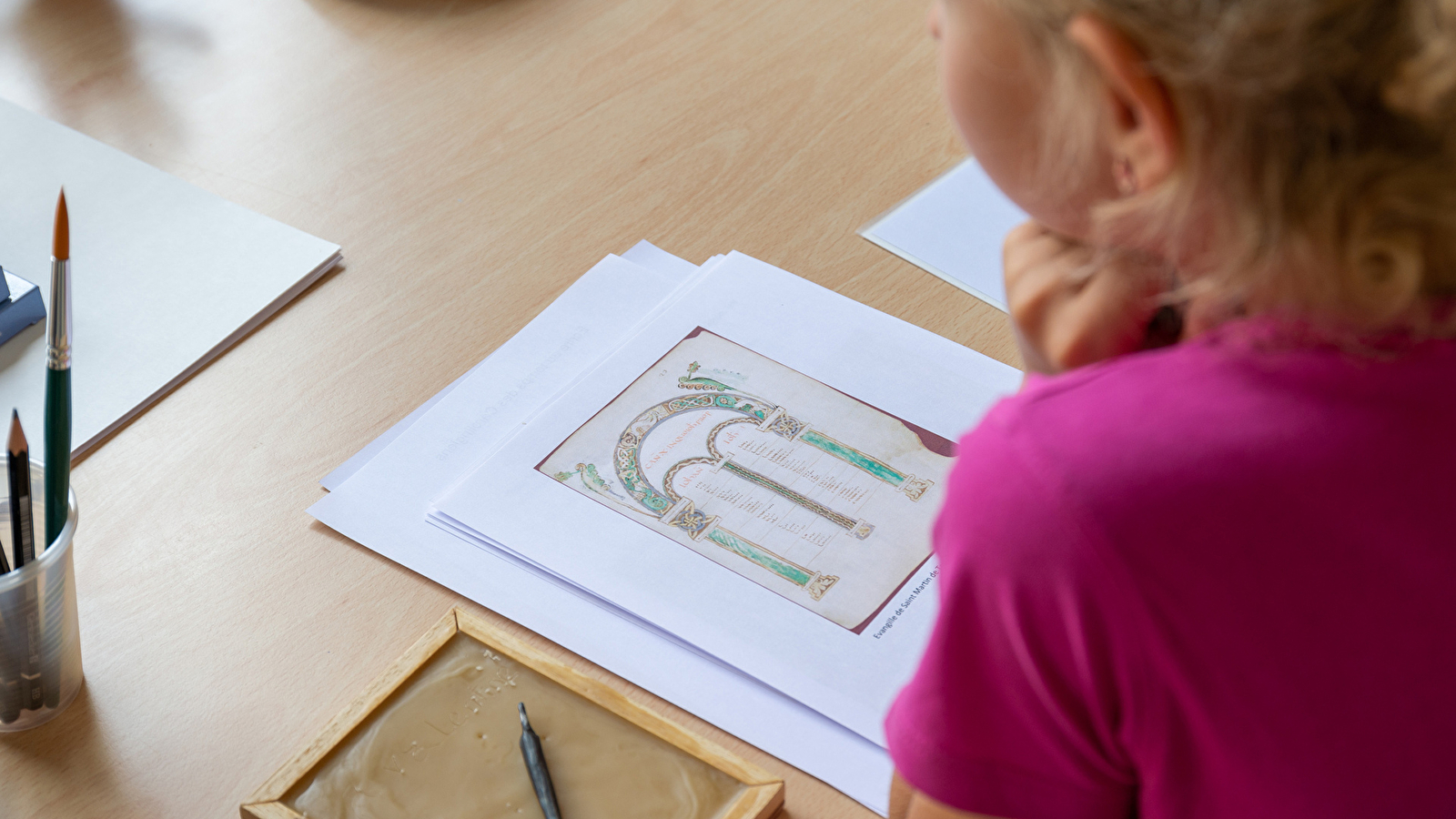 Atelier créatif en famille 'Enluminure'