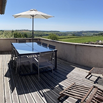 Le Cocon et le panorama des Hautes-Côtes - FUSSEY
